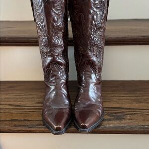 Dan Post Brown Leather Western Boots